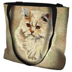 Cream Persian Cat Tote Bag